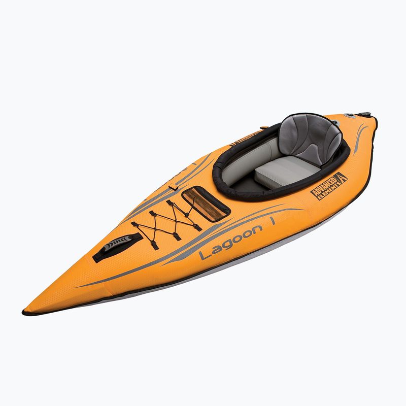 Advanced Elements Lagoon 1 TM orange AE1031-O inflatable 1-person kayak 2