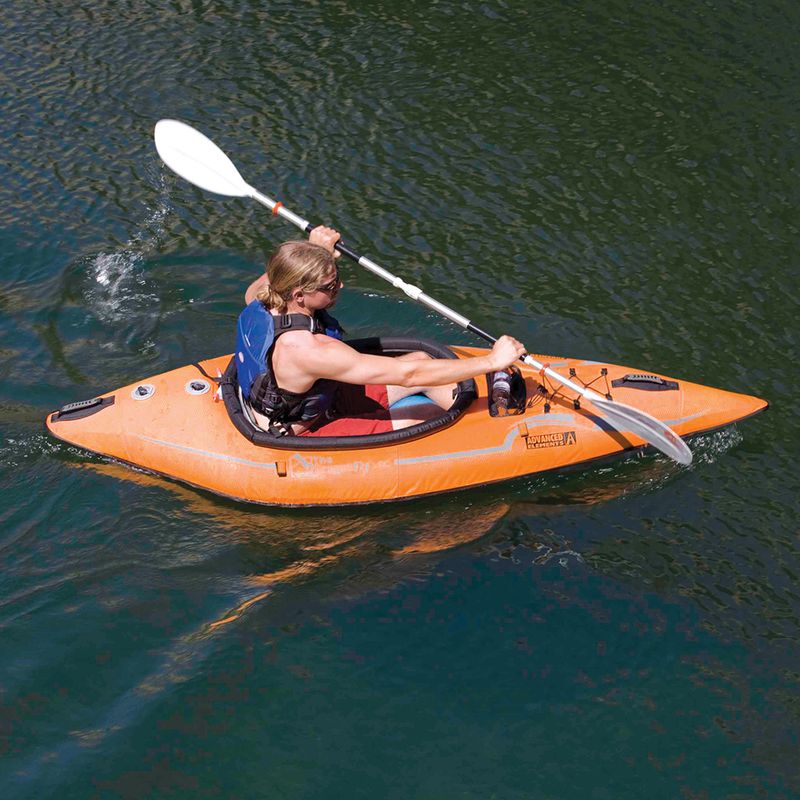 Advanced Elements Lagoon 1 TM orange AE1031-O inflatable 1-person kayak 5