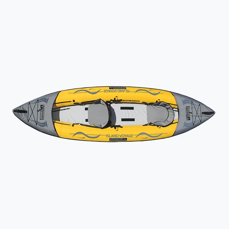 Advanced Elements Island Voyager yellow/grey 2-person inflatable kayak 2