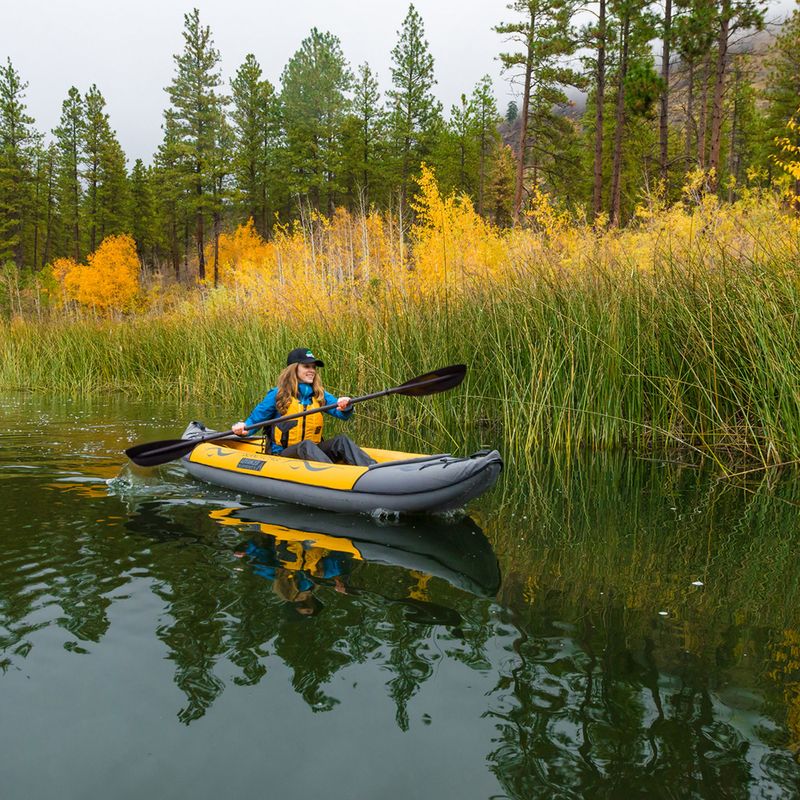 Advanced Elements Island Voyager yellow/grey 2-person inflatable kayak 4