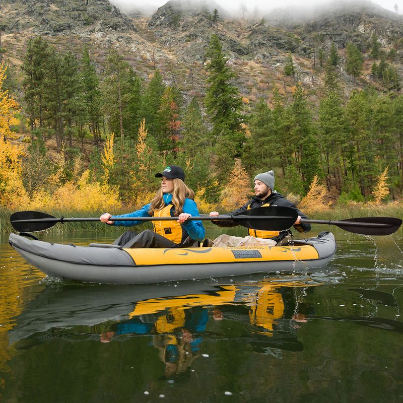 Advanced Elements Island Voyager yellow/grey 2-person inflatable kayak 5