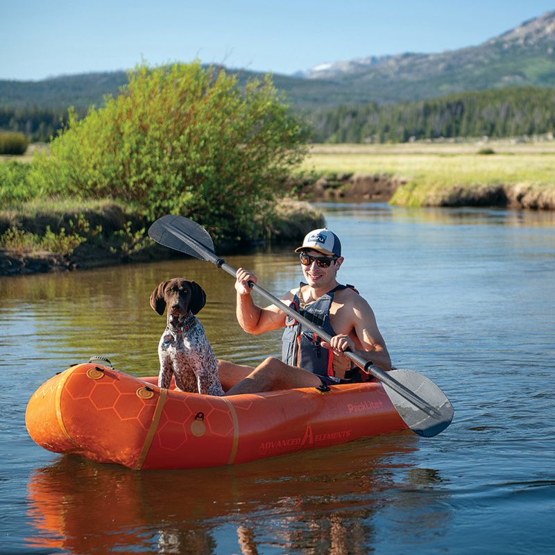 Advanced Elements Packlite+ PackRaft orange 1-person pontoon AE3037 4