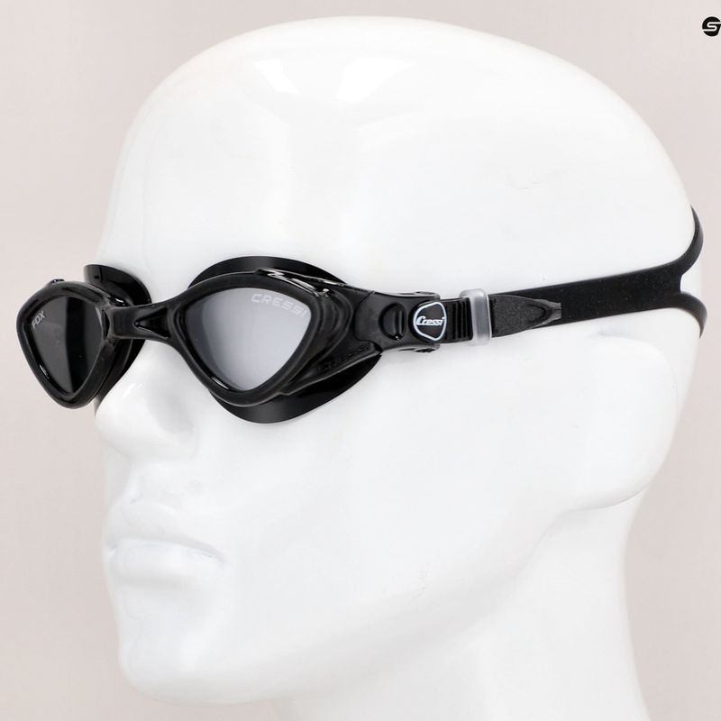 Cressi Fox black swim goggles DE202150 7