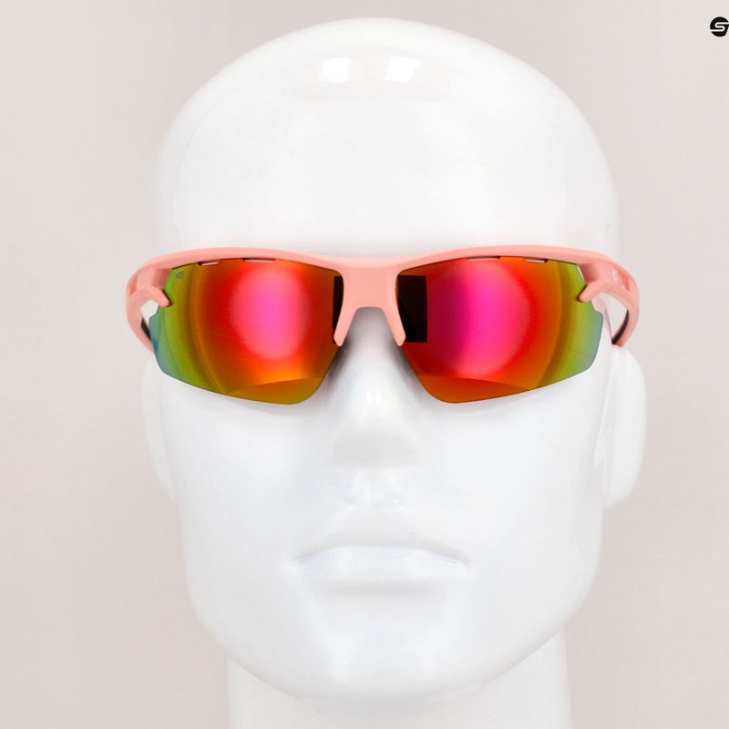 GOG cycling glasses Ether matt dusty pink/black/polychromatic pink E589-3 9