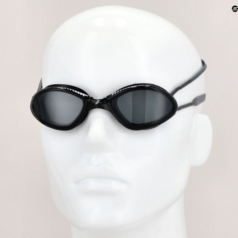 Zoggs Tiger black/grey/tint smoke swimming goggles 461095 7