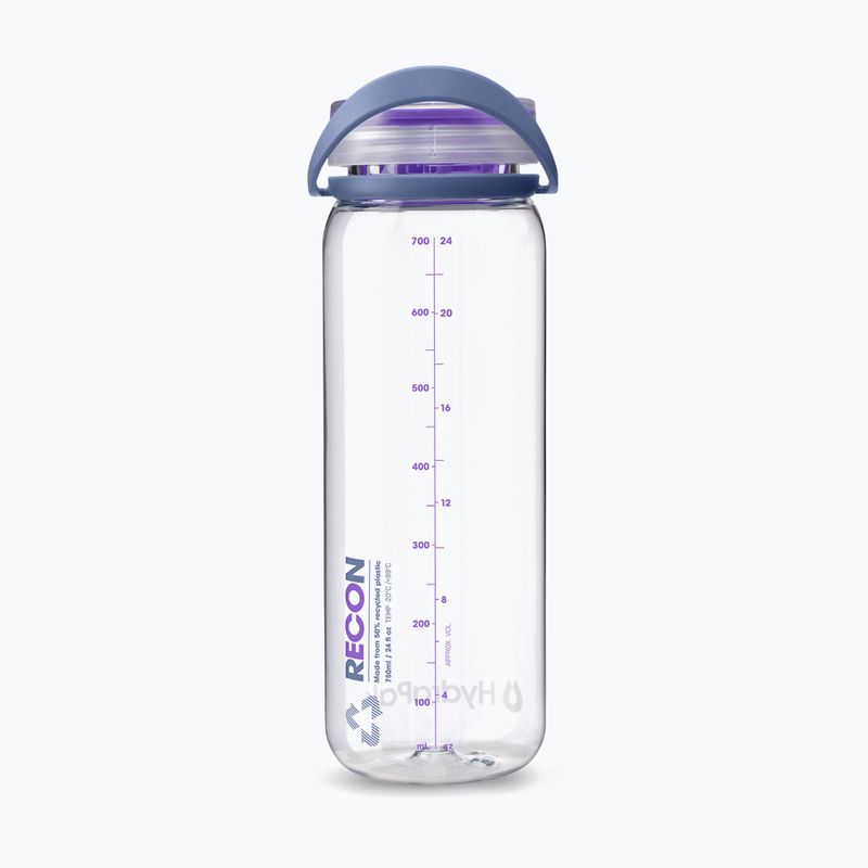 HydraPak Recon 750 ml clear/iris violet travel bottle 2