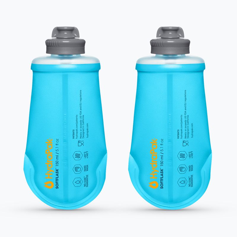Soft flask Hydrapak Softflask 2 Pack Malibu Blue 2