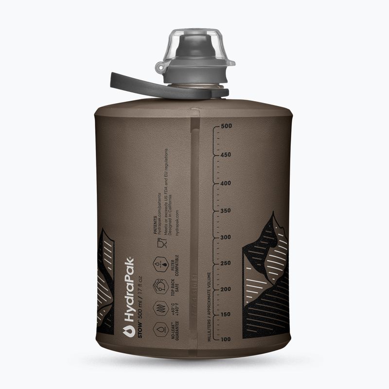 Travel bottle HydraPak Stow 500 ml mammoth grey 2