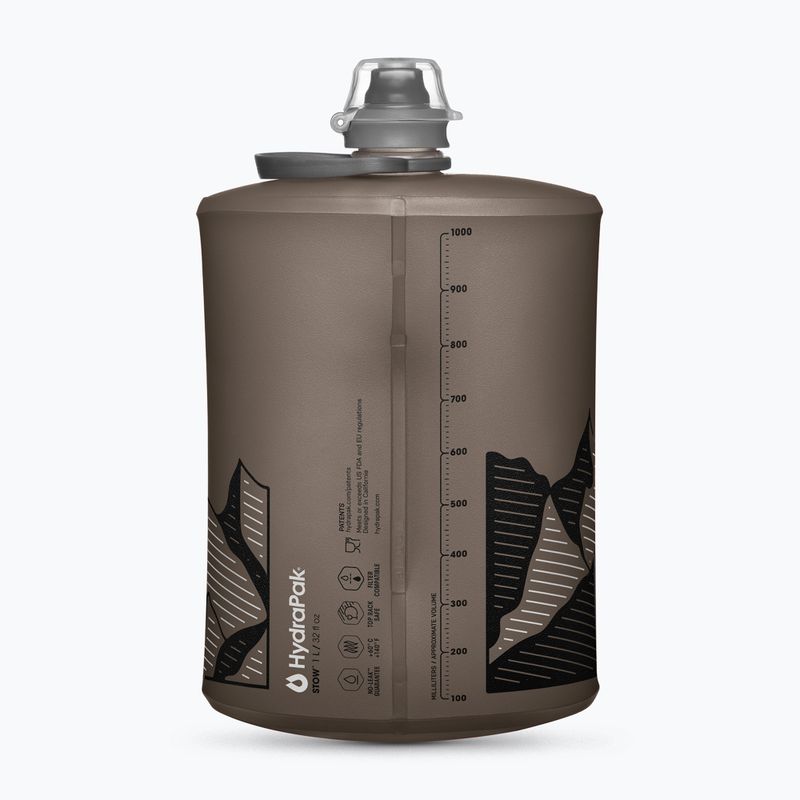 Travel bottle HydraPak Stow 1000 ml mammoth grey 2