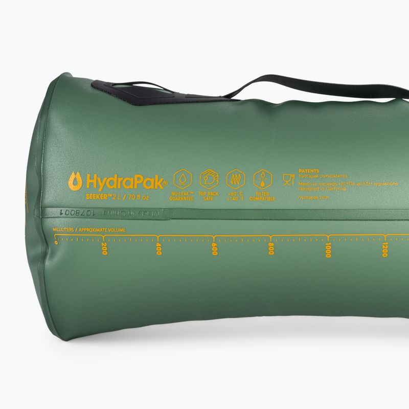 Water container HydraPak Seeker 2 l sage green 3