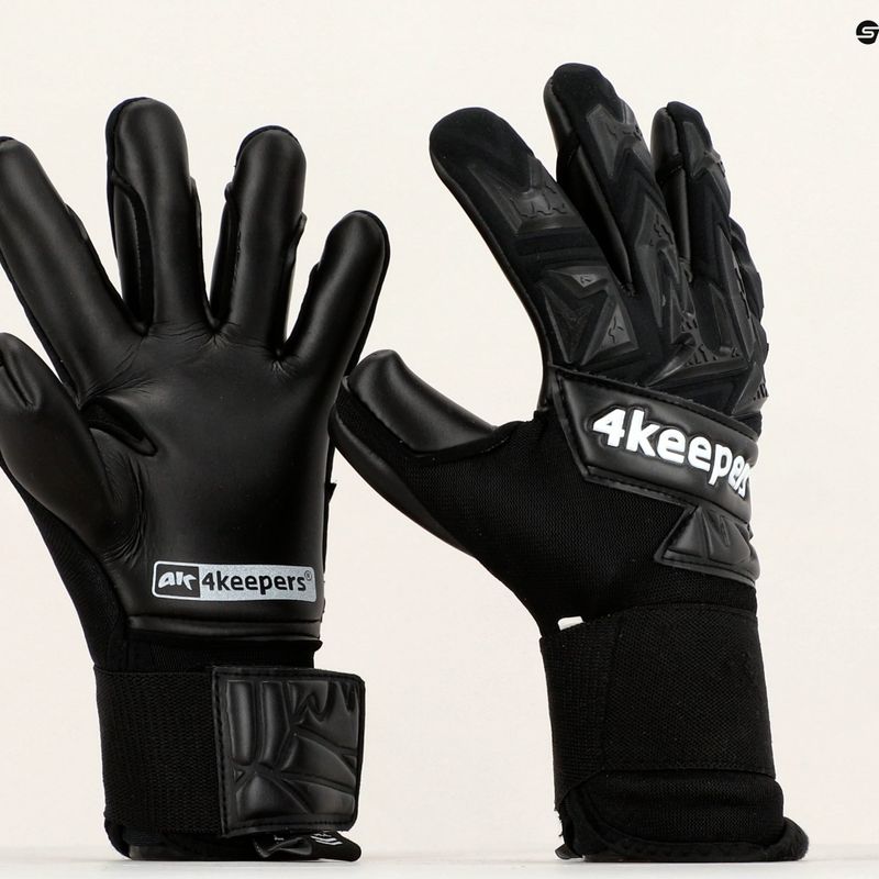 4Keepers Equip Panter Nc Jr children's goalkeeper gloves black EQUIPPANCJR 7