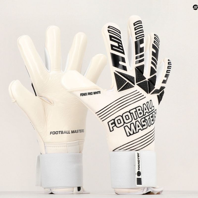 Football Masters Fenix Pro goalkeeper gloves white 1174-4 8