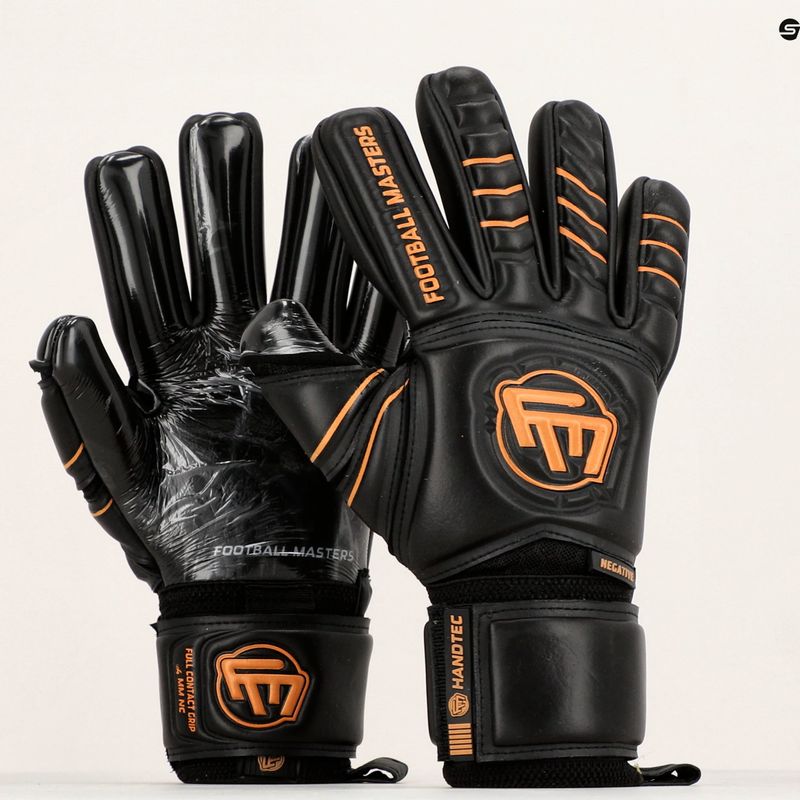 Football Masters Full Contact NC v4.0 children's goalkeeper gloves black 1240 6