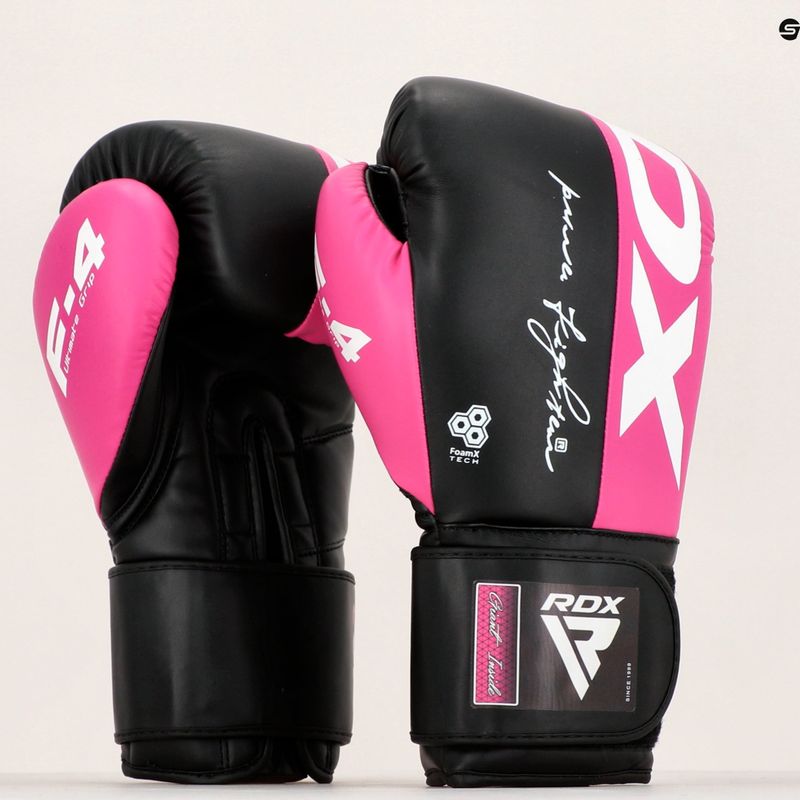 RDX REX F4 pink/black boxing gloves BGR-F4P-8OZ 9