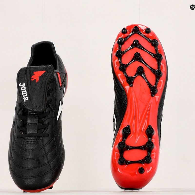 Men's Joma Aguila Cup AG black/red football boots 13