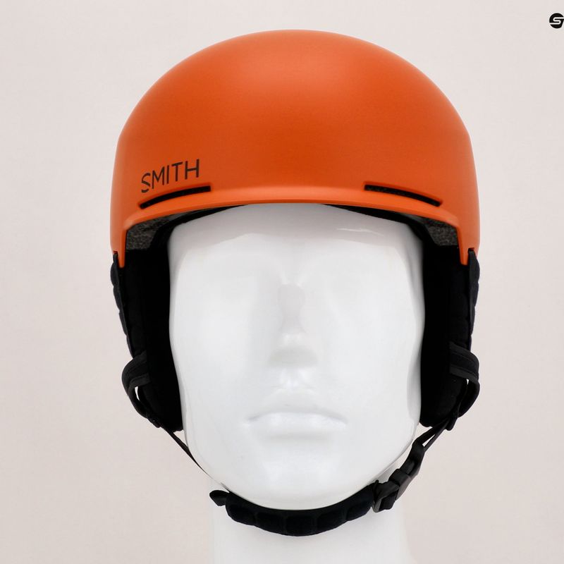 Smith Scout matte carnelian ski helmet 10