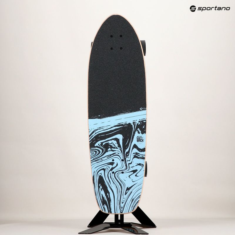Surfskate Cutback Splash 34" white-blue skateboard CUT-SUR-SPL 14