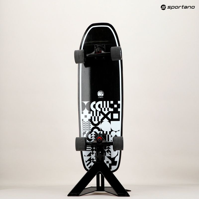 Surfskate Cutback B&W 32" black and white skateboard CUT-SUR-B&W 12