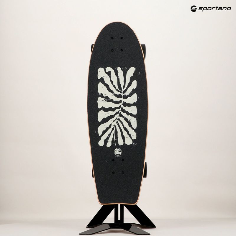 Cutback Palm 31" brown and white surfskateboard CUT-SUR-PAL 13