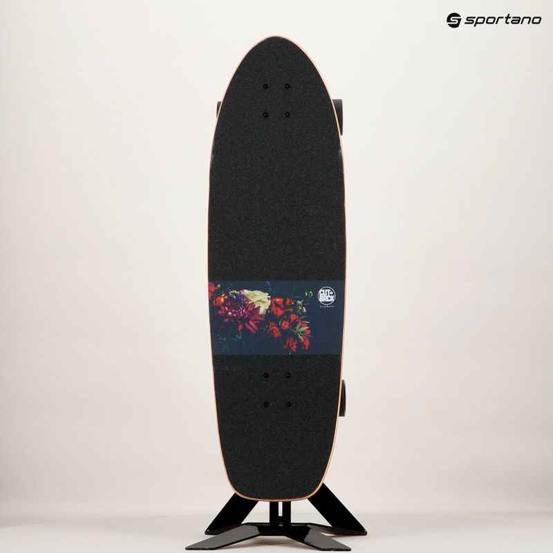 Surfskate skateboard Cutback Golden Wave 34" white and colour CUT-SUR-GWA 12