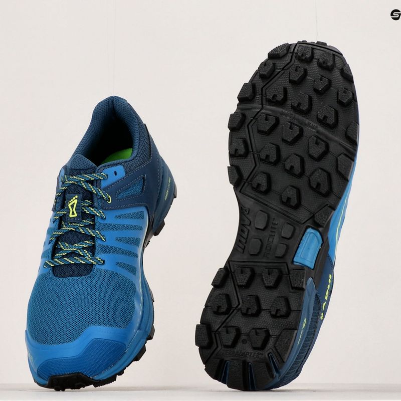 Men's running shoes Inov-8 Roclite G 275 V2 blue-green 001097-BLNYLM 12