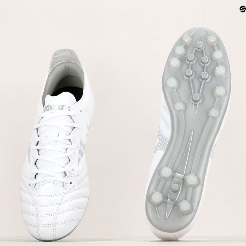 Mizuno Morelia Neo III Pro AG football boots white P1GA238404 11