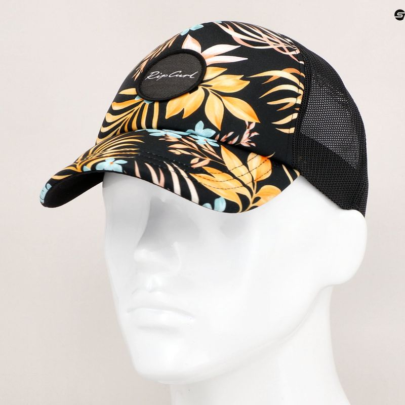 Women's Rip Curl Sun Dance Trucker 90 baseball cap black 01NWHE 5
