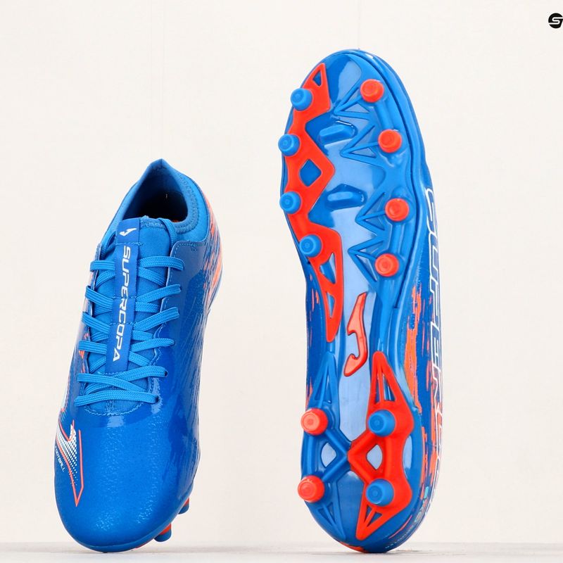 Joma Super Copa FG men's football boots royal/coral 12