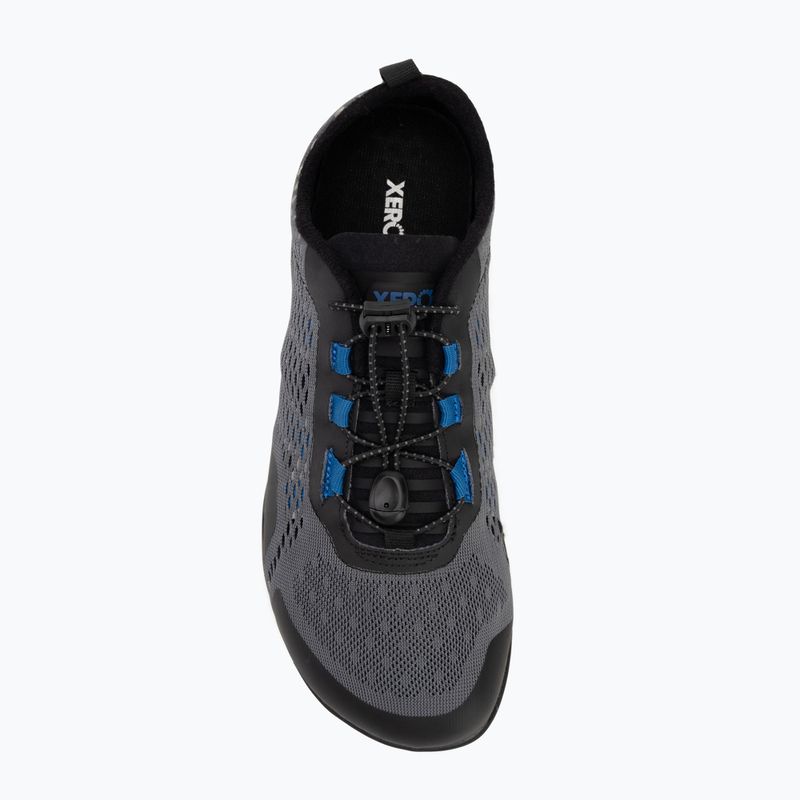 Berefoot men's Xero Shes Aqua X Sport steel/gray/blue shoes 5