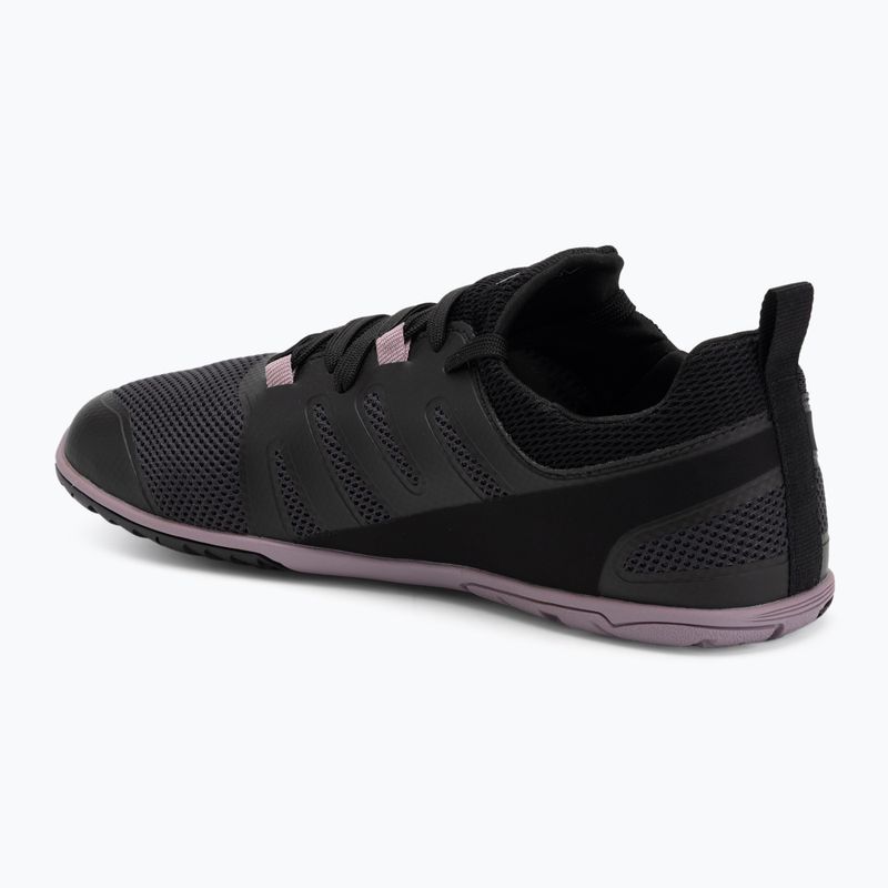 Women's barefoot shoes Xero Shoes Forza Runner black/elderberry 3
