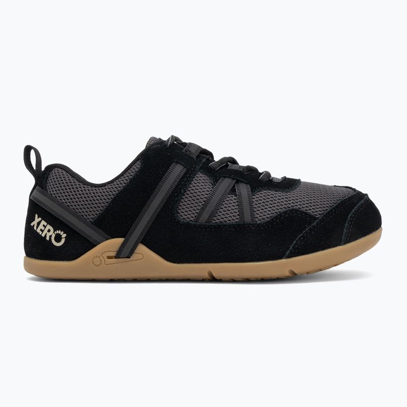 Women's barefoot shoes Xero Shoes Prio Suede black asphalt 2