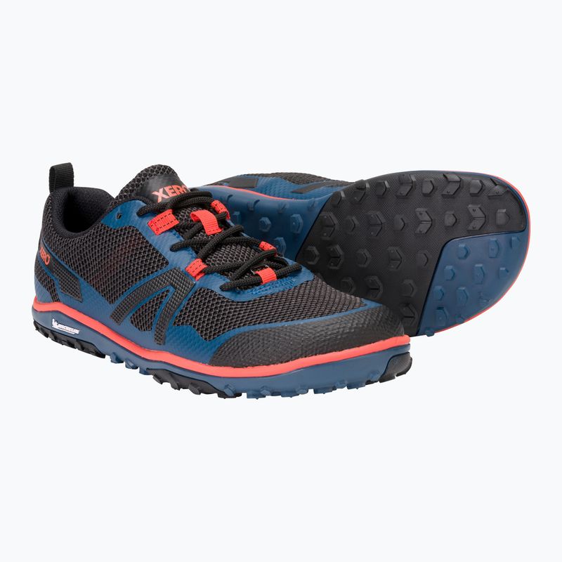 Women's barefoot shoes Xero Shoes Scrambler Low sodalite blue / orange 11