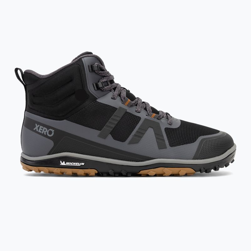 Men's barefoot shoes Xero Shoes Scrambler Mid II asphalt/ black 2