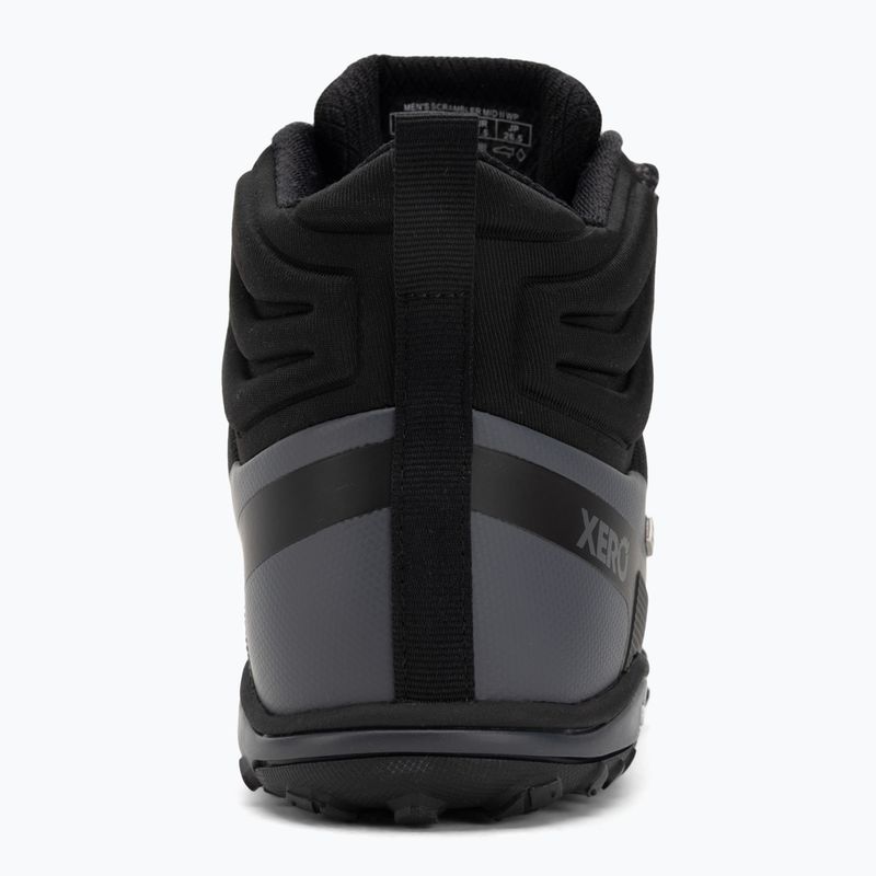 Barefoot shoes Xero Shoes Scrambler Mid II WP black/asphalt 6