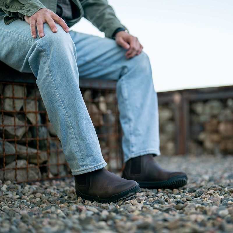 Barefoot shoes Xero Shoes Ridgeway Chelsea dark brown 10