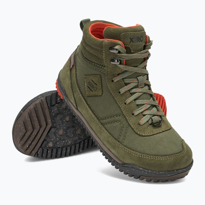 barefoot women's Xero Ridgeway olive boot 12