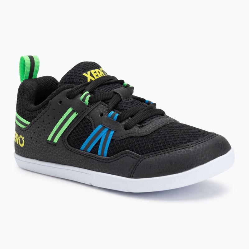 Xero Shoes barefoot children's shoes Prio black/ lime