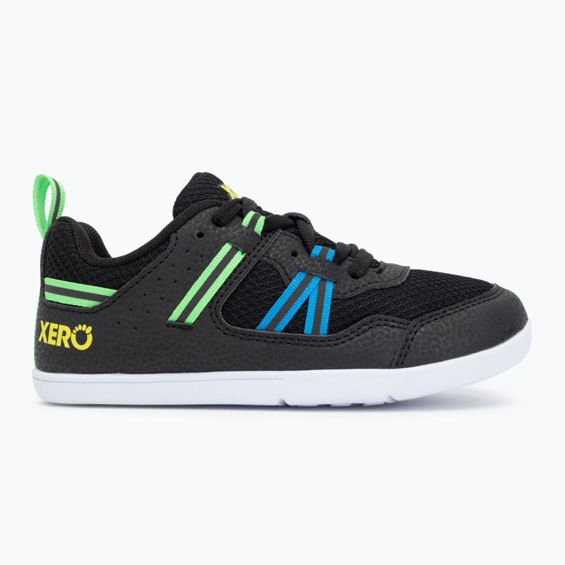 Xero Shoes barefoot children's shoes Prio black/ lime 2