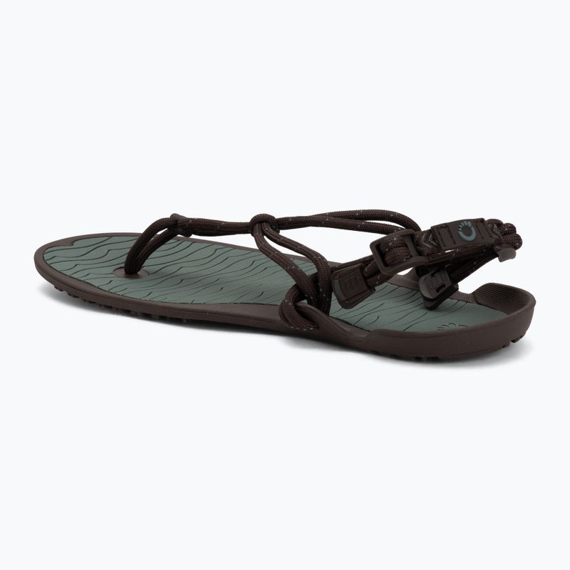 Men's barefoot sandals Xero Shoes Aqua Cloud java/brown/dark/forest 3