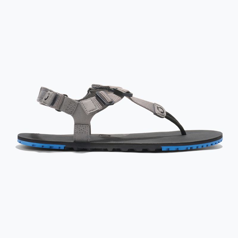 Men's barefoot sandals Xero Shoes H-Trail steel gray/blue/lolite 8