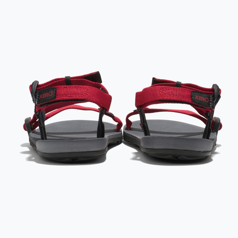 Barefoot Children's Xero Shoes Z-Trail charcoal/red pepper sandals 4