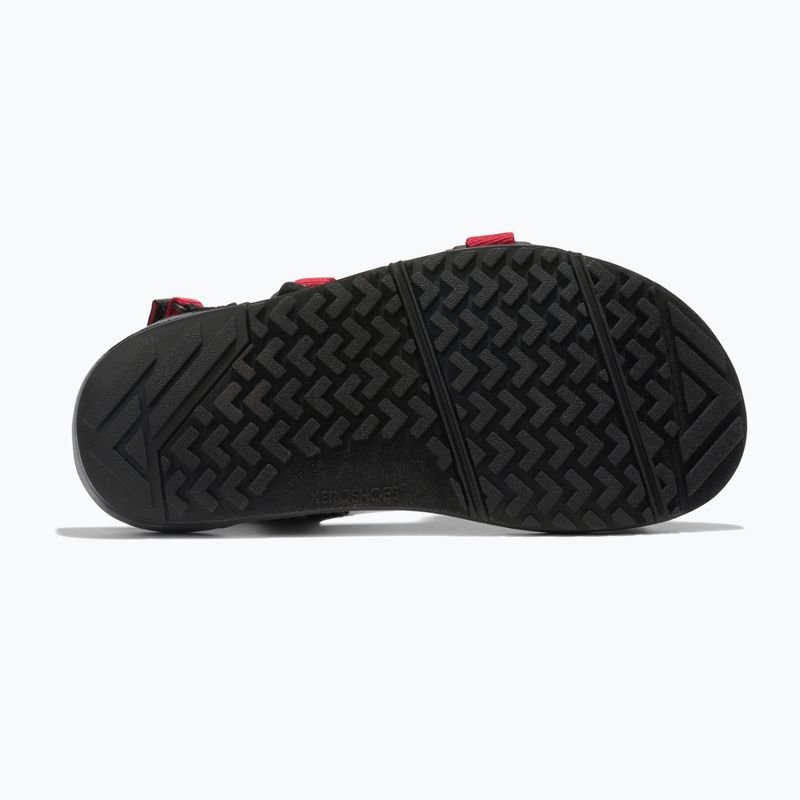Barefoot Children's Xero Shoes Z-Trail charcoal/red pepper sandals 6