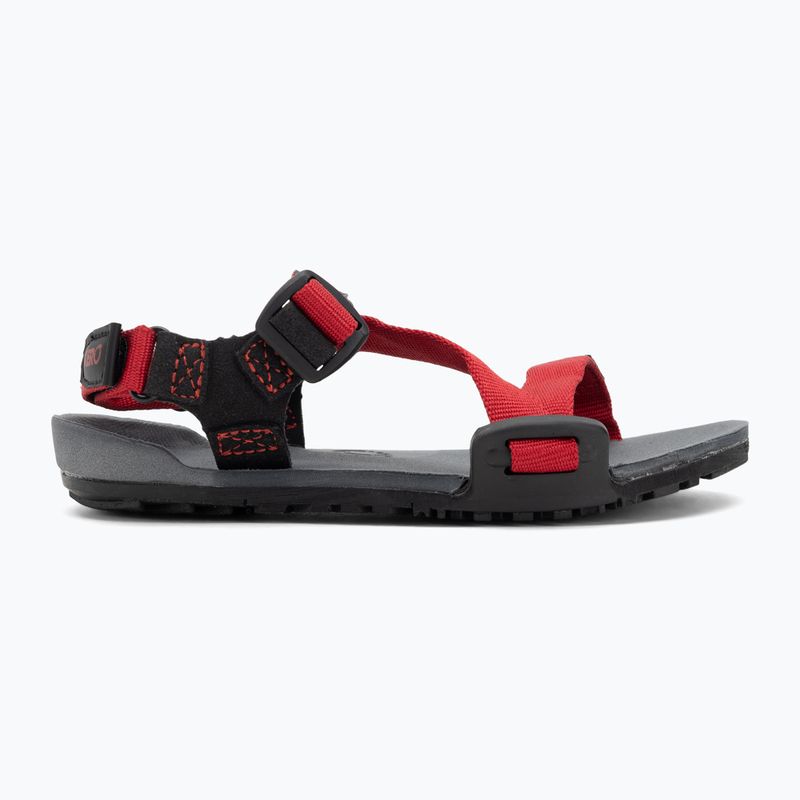 Barefoot Children's Xero Shoes Z-Trail charcoal/red pepper sandals 2