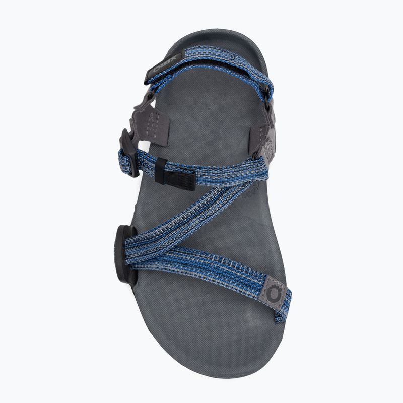 Barefoot Children's Xero Shoes Z-Trail sandals charcoal/multi/blue 6