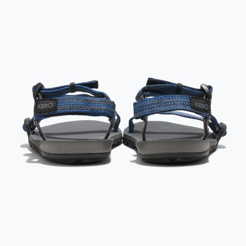 Barefoot Children's Xero Shoes Z-Trail sandals charcoal/multi/blue 4