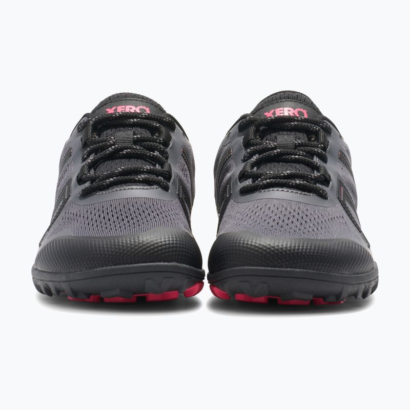 Women's barefoot shoes Xero Shoes Mesa Trail II asphalt / raspberry 3