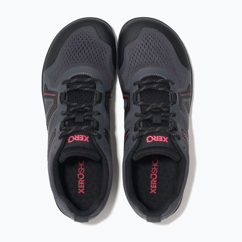 Women's barefoot shoes Xero Shoes Mesa Trail II asphalt / raspberry 5