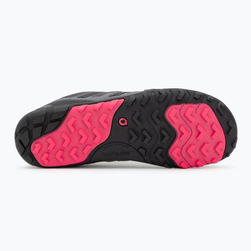 Women's barefoot shoes Xero Shoes Mesa Trail II asphalt / raspberry 4