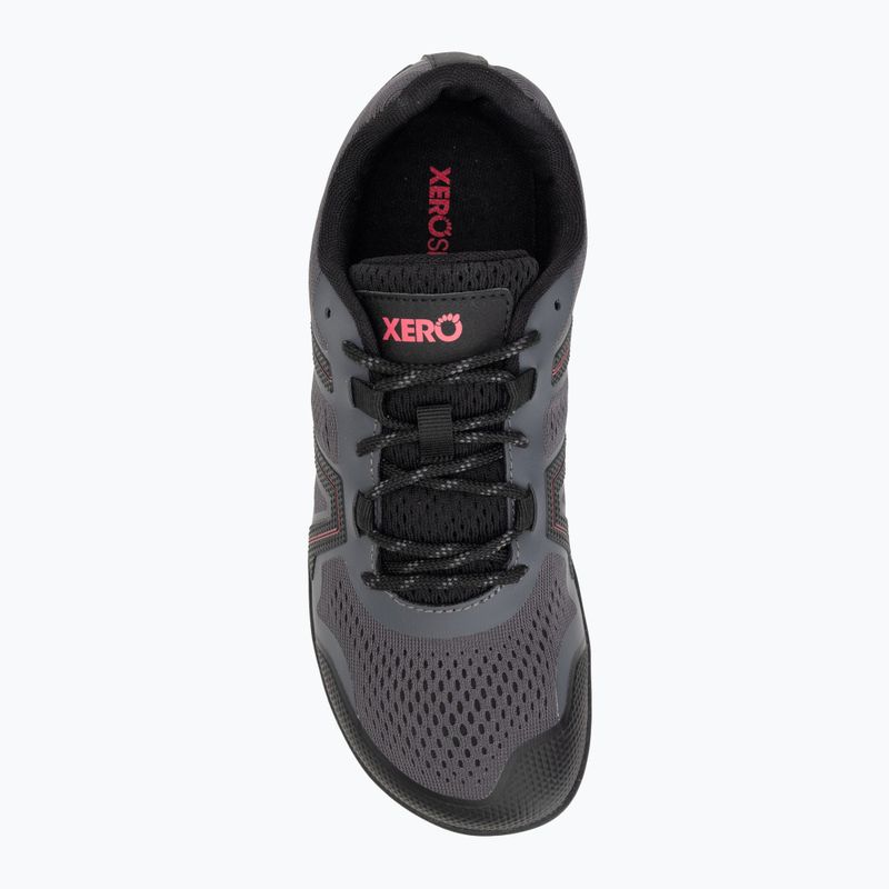 Women's barefoot shoes Xero Shoes Mesa Trail II asphalt / raspberry 5