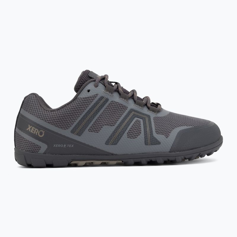 Men's barefoot shoes Xero Shoes Mesa Trail WP steel grey/asphalt 2